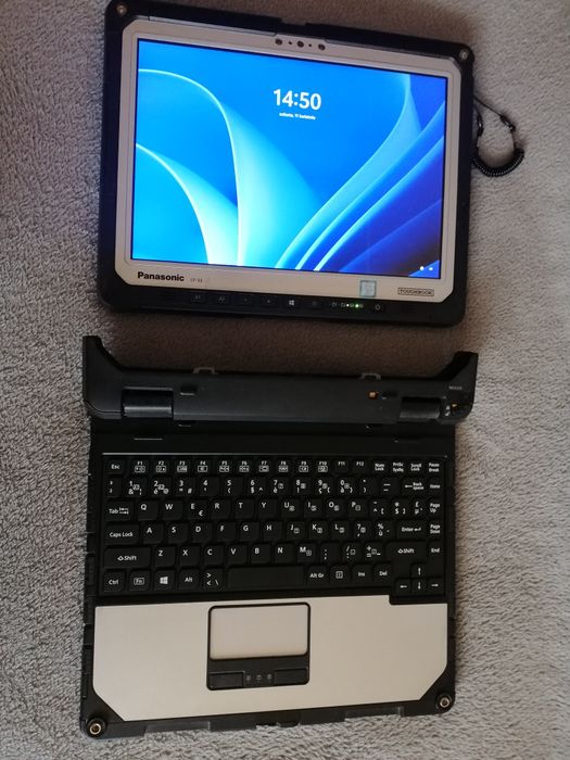 Panasonic ToughBook CF-33 2W1
i5 7gen 12 CALI 
8GB 512GB SSD
WINDOWS 11 2 BAT RYSIK