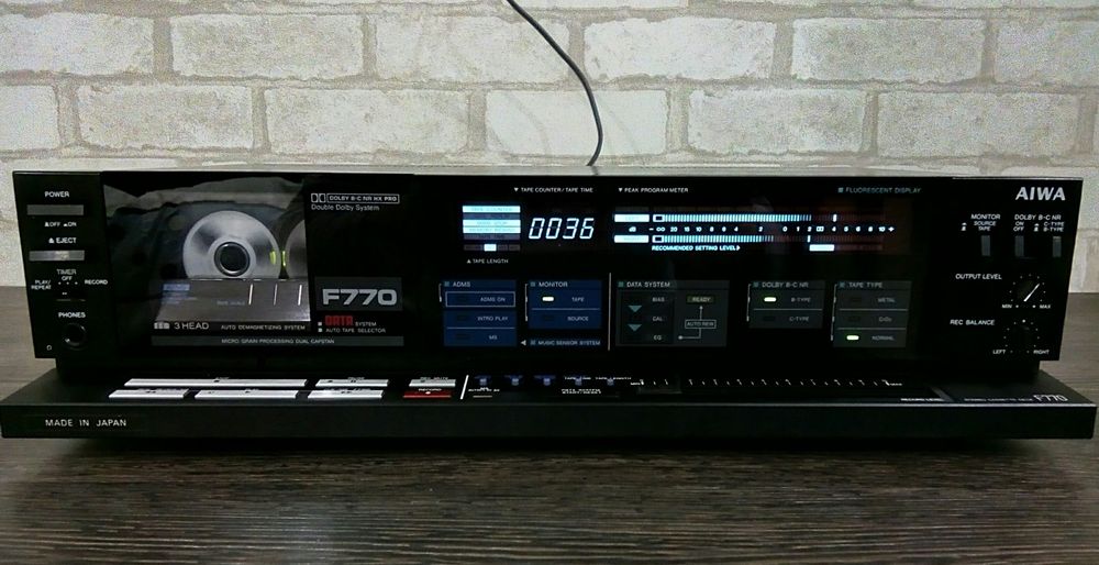 AIWA AD-F770 Stereo Cassette Deck 1982-86