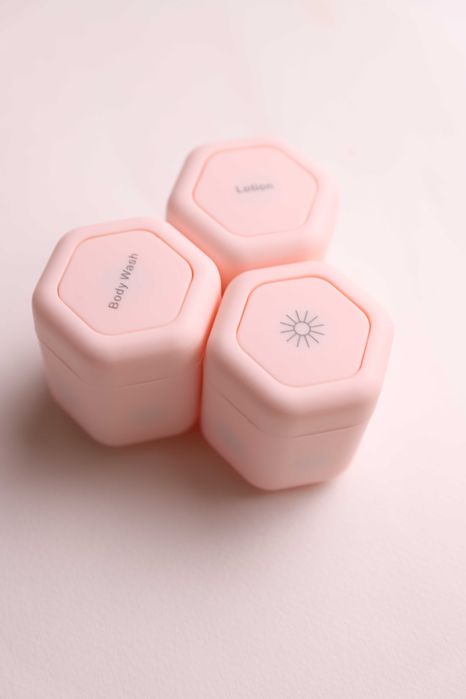 ‼️ХІТ продаж‼️Магнітні баночки для крему 3шт,дорожні набір контейнерів