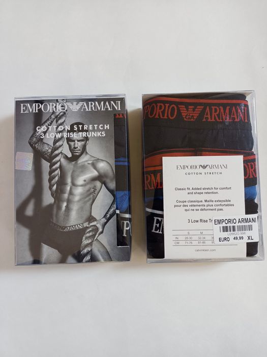 Bokserki męskie 3 Pack Jakość Premium Bawełna