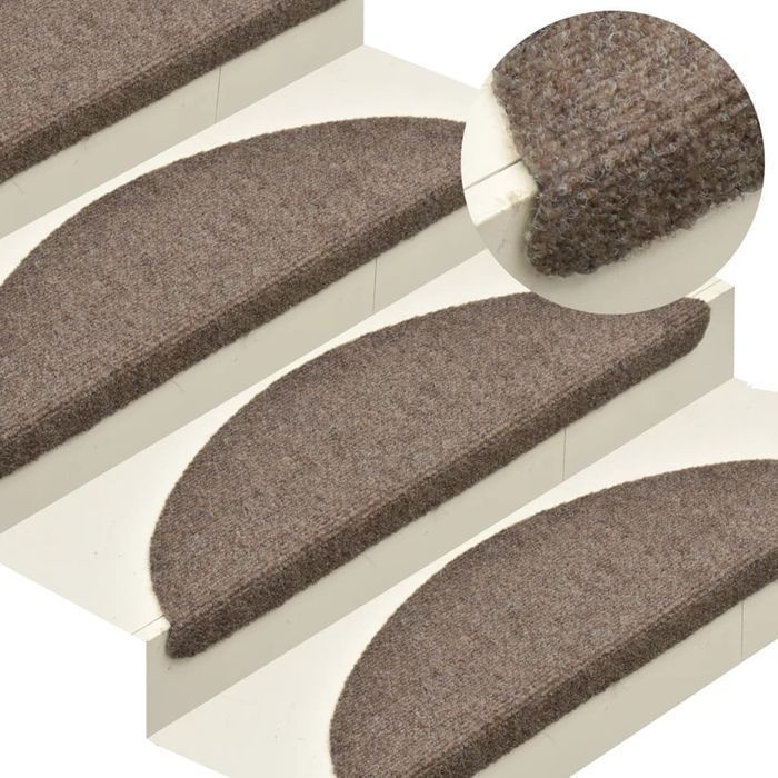 Vidaxl Samoprzylepne Nakładki Na Schody, 10 Szt., Kremowe, 65X21X4 Cm