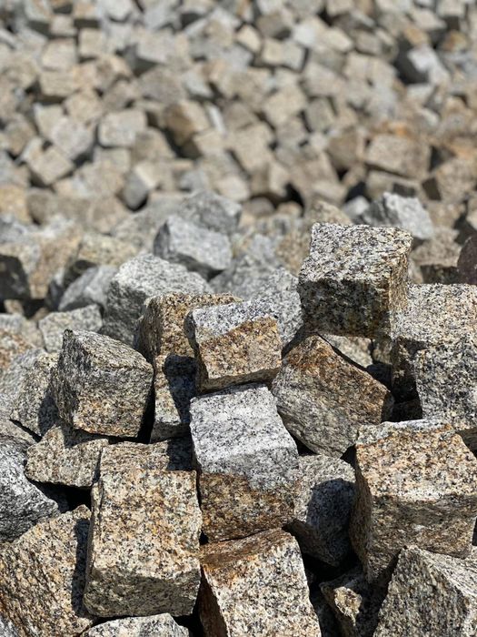 kostka granitowa Z DOWOZEM GRATIS szaro - złota - Kopalnia