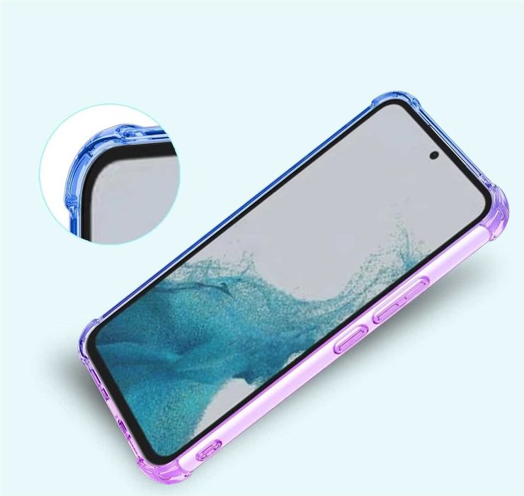 Etui Samsung Galaxy A54 5G Silikonowe Antywstrząsowe Ochrona NarożnikI