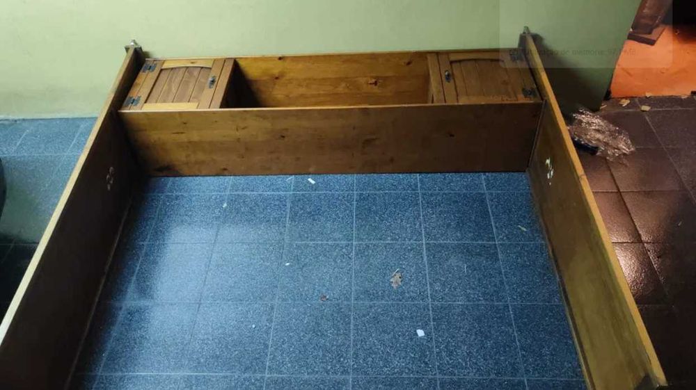 Cama de Solteiro com Gaveta com dois colchões incluídos