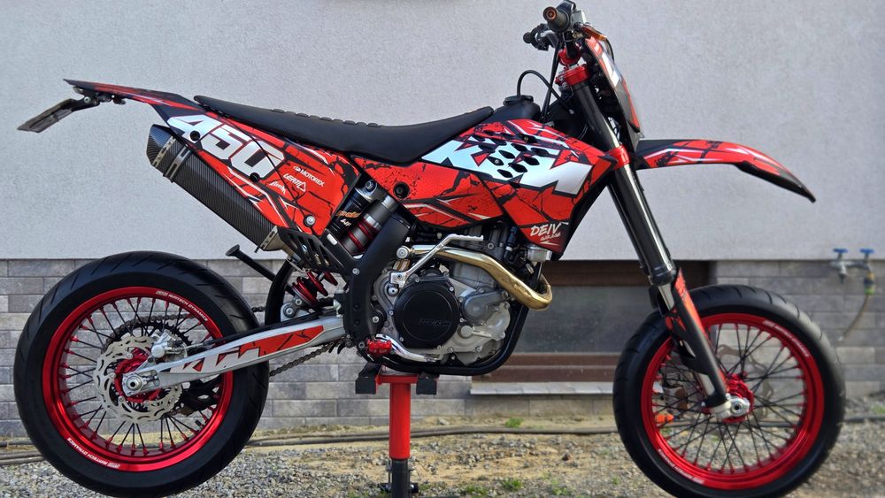 KTM exc 450 po remoncie supermoto sm super moto husqvarna husaberg remont 500