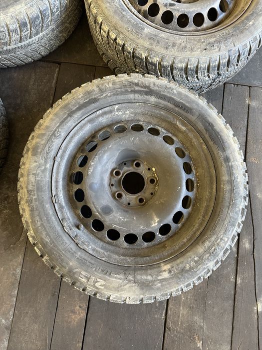 Komplet kół opony zimowe 215/55 mercedes w211 w210 r16 w203