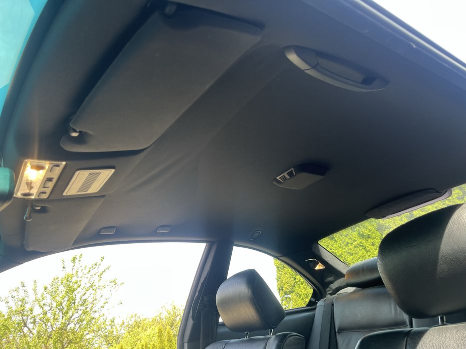 Podsufitka sufit bmw e46 coupe m pakiet czarna komplet slupki