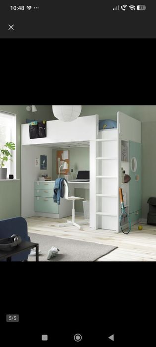 Łóżko piętrowe Ikea