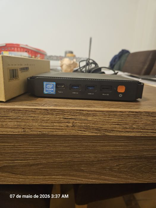 Mini PC Intel Windows 11 8GB RAM 238GB - Compacto e Rápido