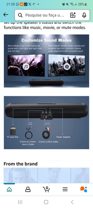 Soundbar XL DOSS Sistema de alto-falante Bluetooth