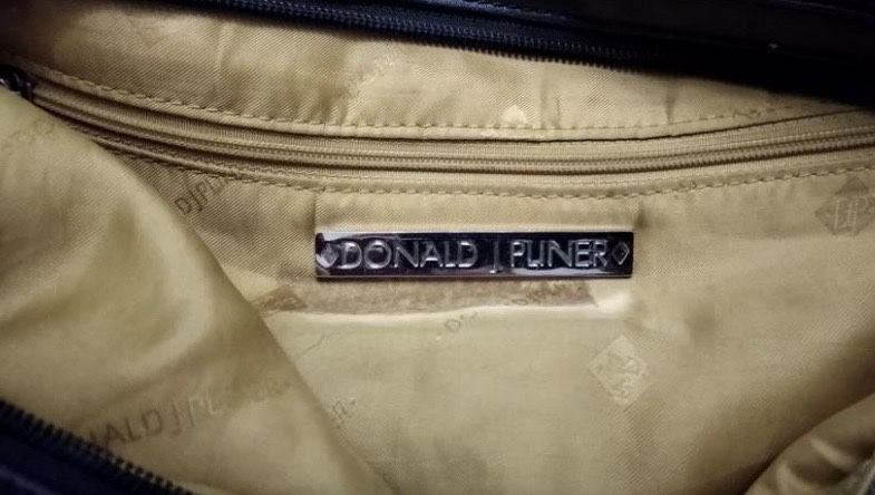 Крута, брендова, шкіряна сумка-багет Donald j Pliner