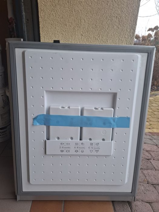 Bosch części lodówka czerwone drzwi