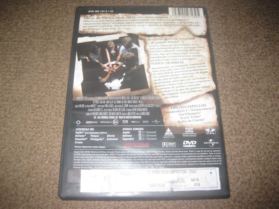 DVD "O Jogo dos Espíritos"