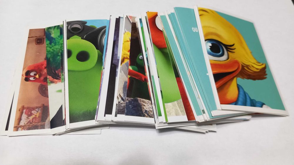 Cartas / Cromos Continente - Star Wars, Angry Birds 2 e Fome de Vencer