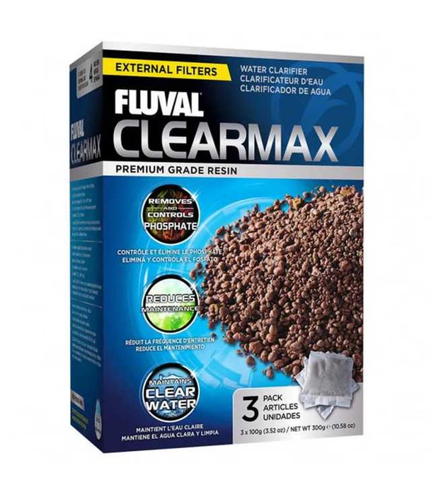 Fluval Clearmax 3x100g Zatrzymuje fosforany, azotyny i azotany
