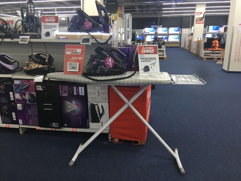 Nowa deska do prasowania Philips, do generatora pary, obniżka z 590 zl