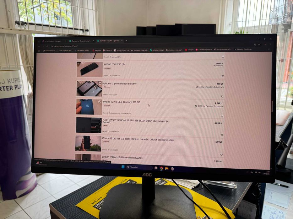 (24) Monitor AOC 27B2H