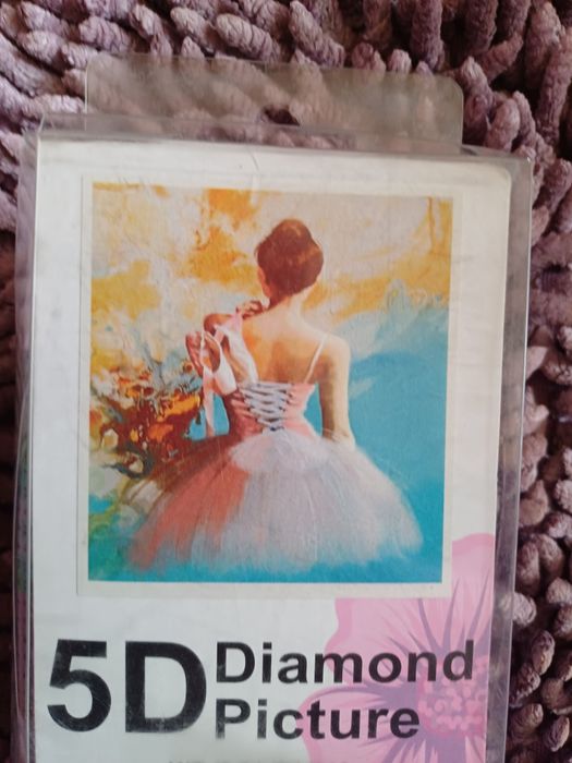 Malowanie diamentowe. Baletnica.