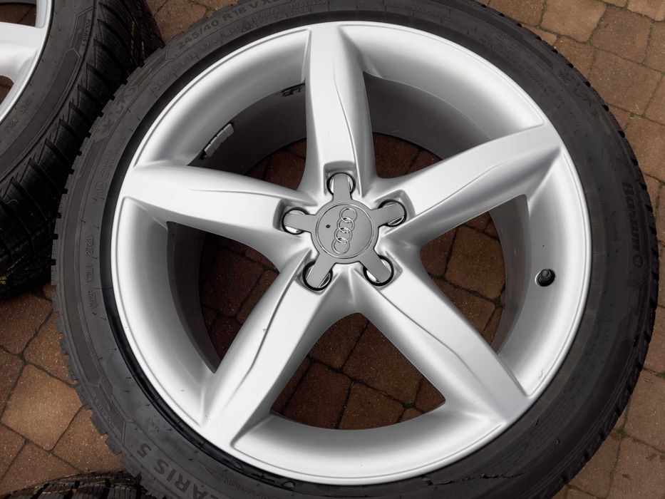 3651. Alufelgi 18" Audi A4 S4 B8 oryginalne 8J ET47 5x112 proste
