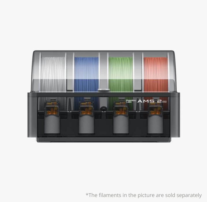 Bambu lab AMS 2 PRO drukowanie wielokolorowe