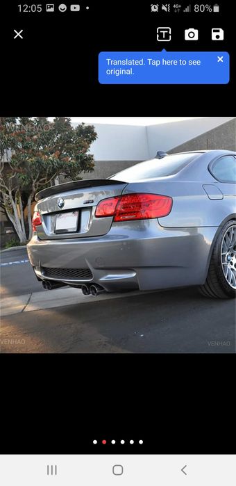 Spoiler aileron bmw e92, e93