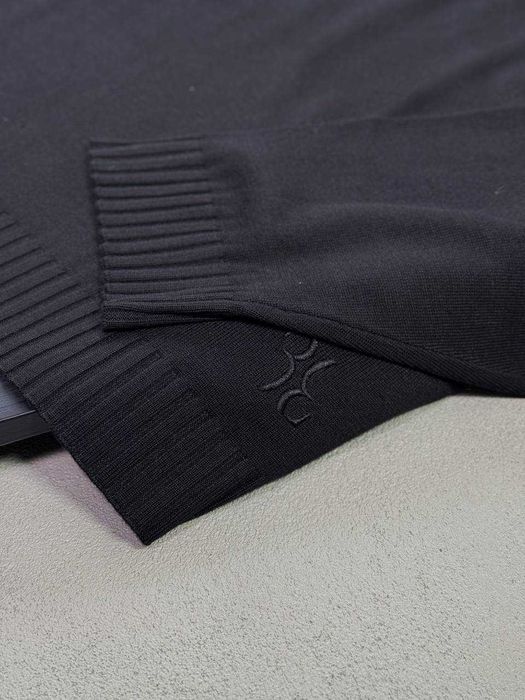 Мужской черный свитер Billionaire кофта с вышивкой Биллионер sg247