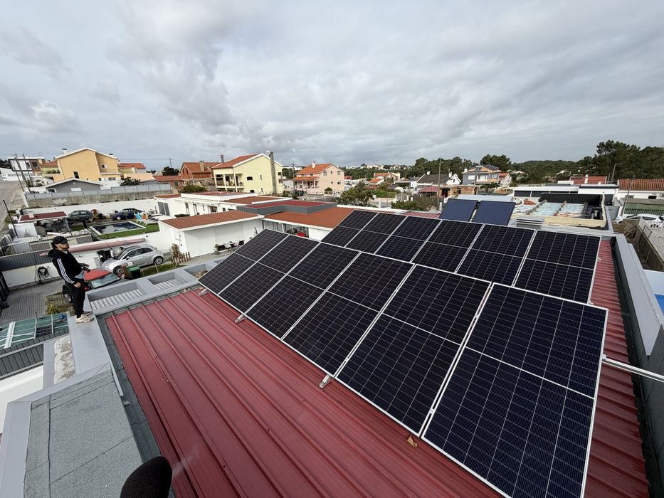 Kit paineis solares  com sistema anti apagao