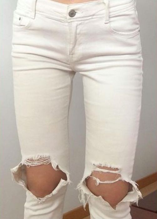 Calças brancas ZARA