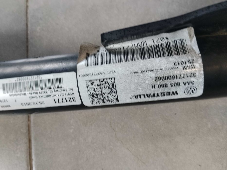 Oryginalny Hak Holowniczy VW PASSAT B7 10-15 instalacja modul KOMPLET