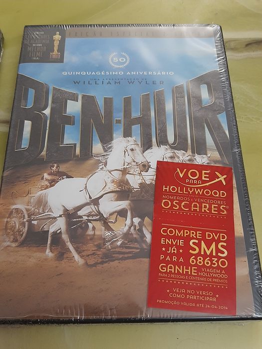 Dvd filmes Argo, Ben-Hur e Batman-The dark knight