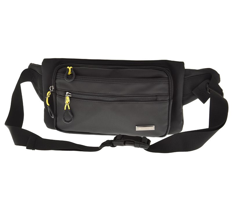 Saszetka męska nerka biodrówka czarna CAVALLI