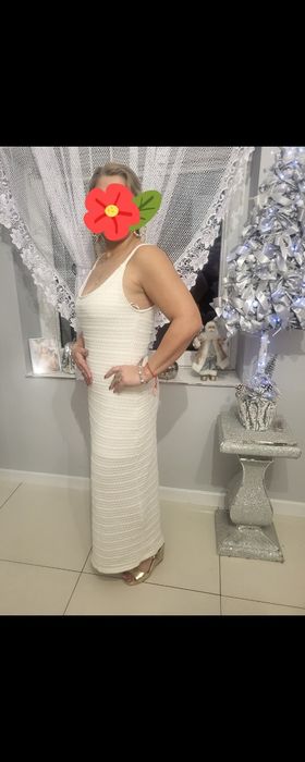 Super sukienka maxi crochet
