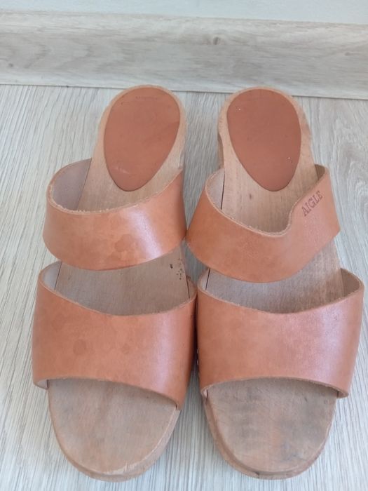 Aigle klapki drewniaki 39