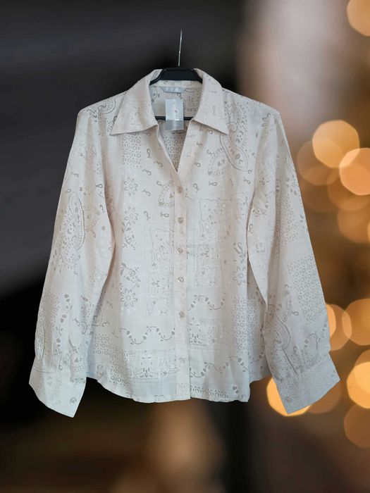 Elegancka Koszula damska r.L 65%cotton Nowa