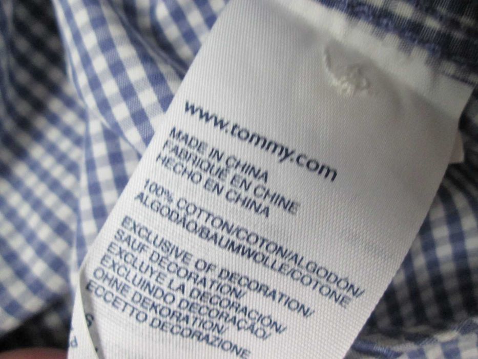 Tommy Hilfiger męska bawełniana koszula 100% bawełna M