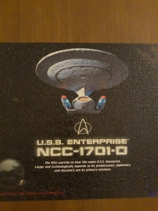 StarTrek kolekcjonerskie puzle StarWars