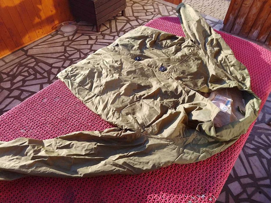 Stary włoski ortalion kurtka przeciwdeszczowa LILION SNIA PRL lata 60