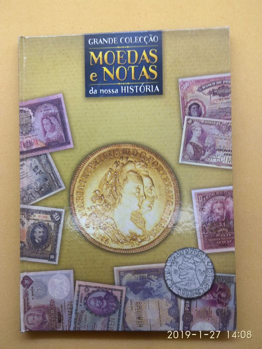 Grande coleção de moedas e notas da nossa História - Completa