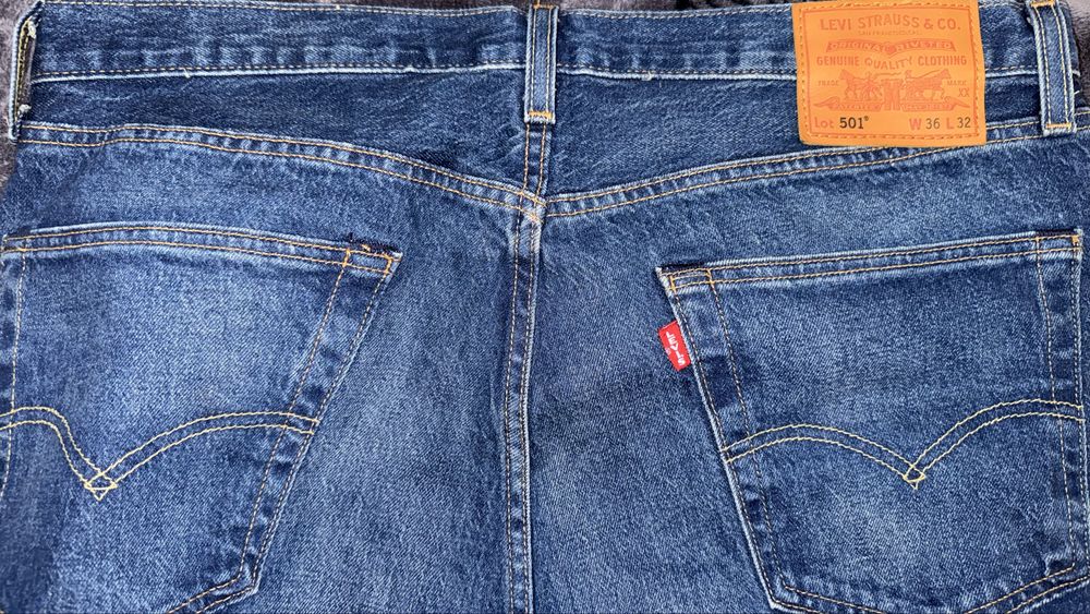 Джинси Levis 501 W36 L32
