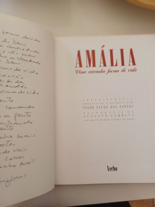 Livro AMÁLIA - Uma Estranha Forma de Vida- Verbo