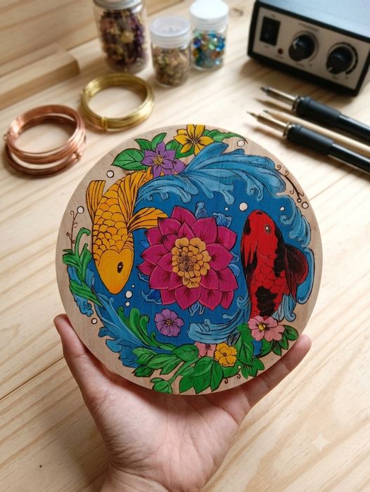Presentes personalizados!! Pirografia e pintura
