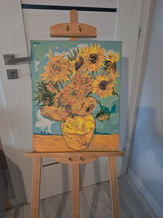 Obraz malowany w ramie