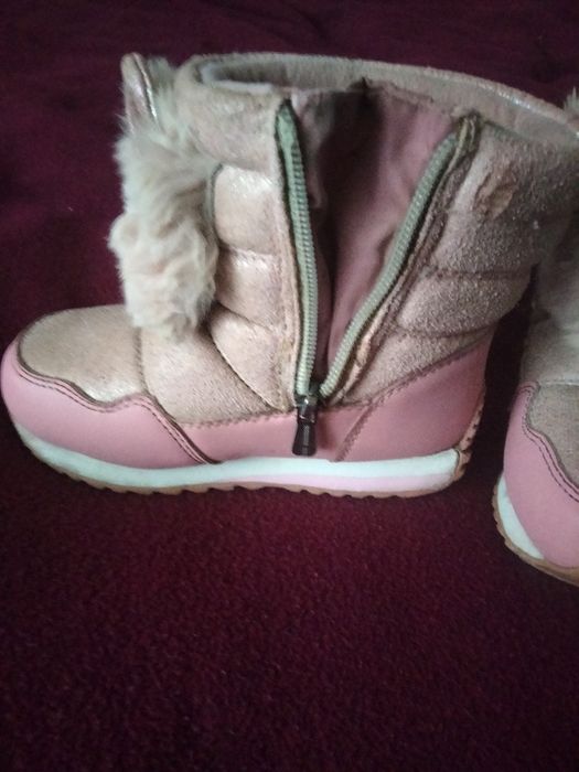 Дутики зимові для дівчинки зайка