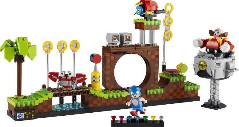 Lego 21331 Sonic the Hedgehog - Green Hill Zone Novo e Selado