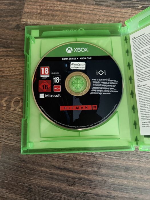 Xbox One Series X Hitman III 3 Polska Okładka! Perełka!