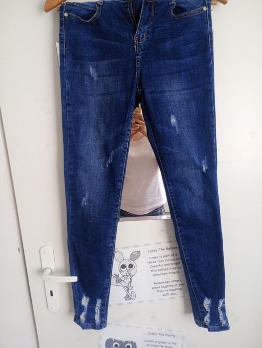 Spodnie rurki jak nowe 34xs