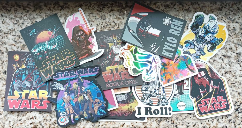 AUTOCOLANTES Marvel Star Wars Varios