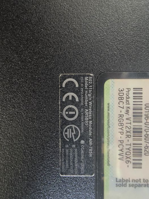 Portátil ASUS K52J (K52JB) – Para Peças ou Recuperação