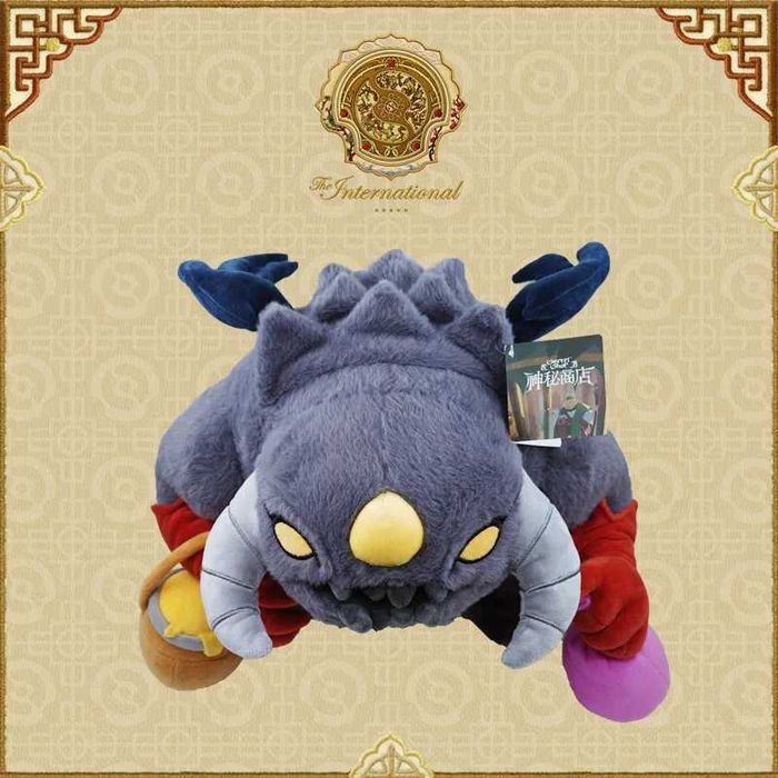 М'яка іграшка Dota 2 Roshan Plush TI 2026 / Плюшевий Рошан Дота 2 з сиром та мішечком / Колекційна іграшка Secret Shop Valve
