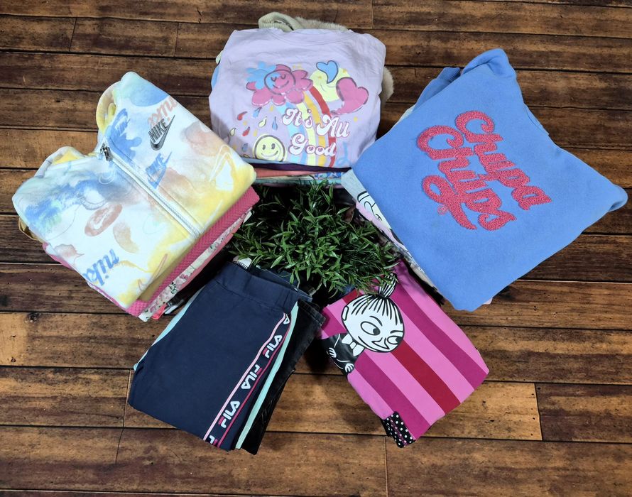 Okazja! Super paka dla dziewczynki! 122-128. Wiosna/lato 70 szt. Tanio